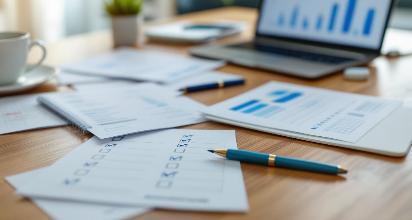 Organized pre-rehab financial checklist and documents