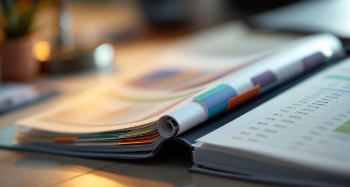 Organized financial binder for pre-rehab planning